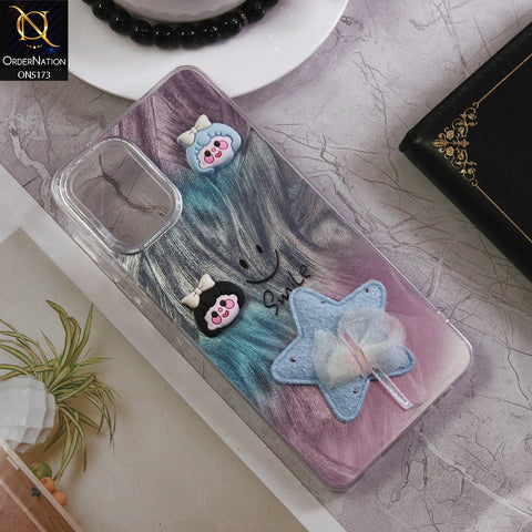 Samsung Galaxy A12 Cover - Design11 - Fancy 3D Cartoon Shiny Soft Case