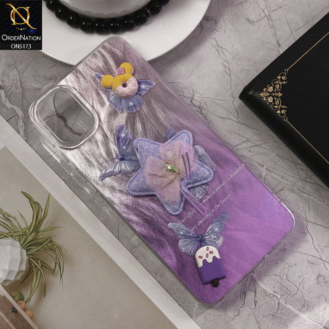 Samsung Galaxy A12 Nacho Cover - Design1 - Fancy 3D Cartoon Shiny Soft Case