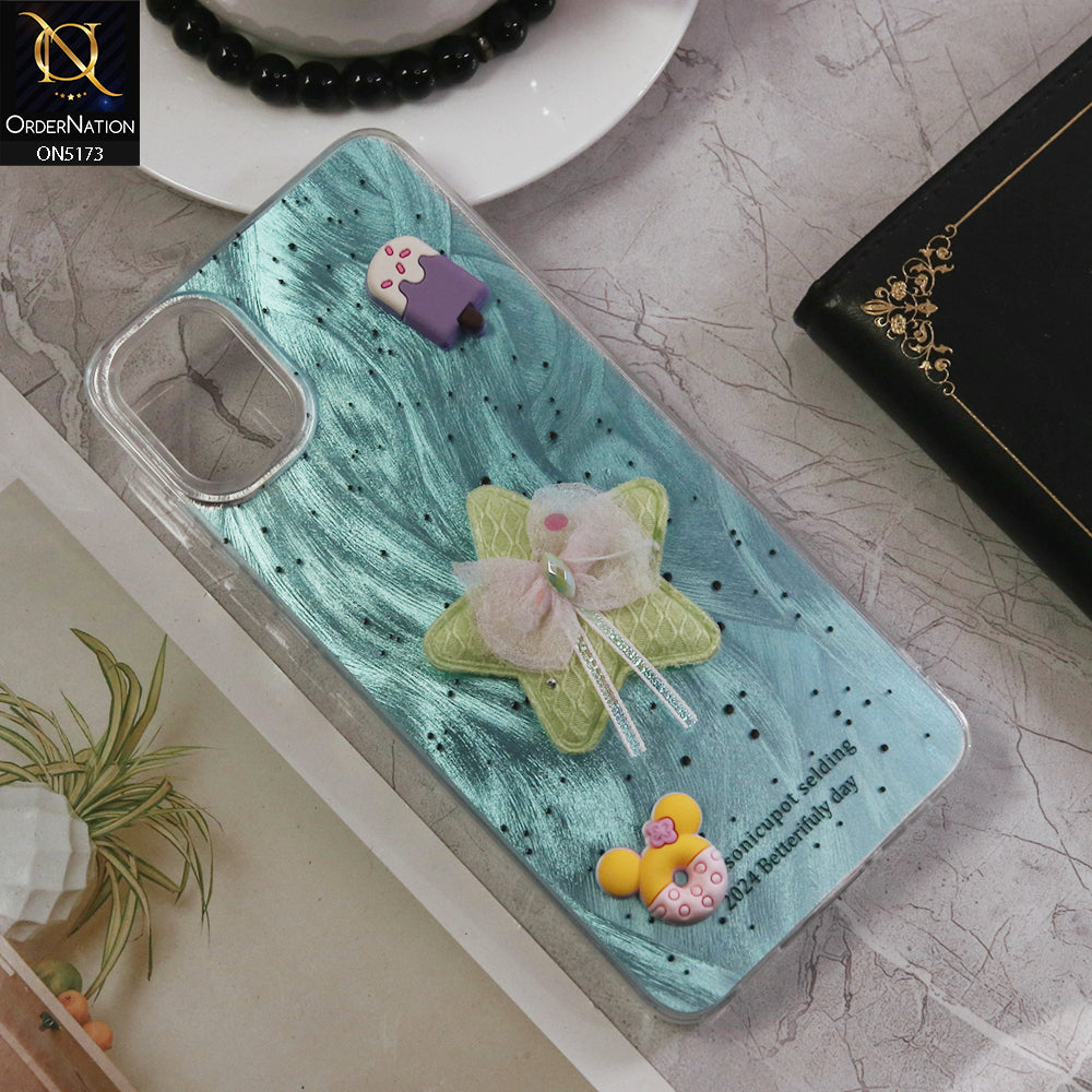 Samsung Galaxy A12 Nacho Cover - Design5 - Fancy 3D Cartoon Shiny Soft Case