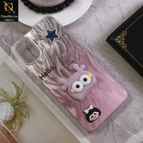 Samsung Galaxy A12 Cover - Design9 - Fancy 3D Cartoon Shiny Soft Case