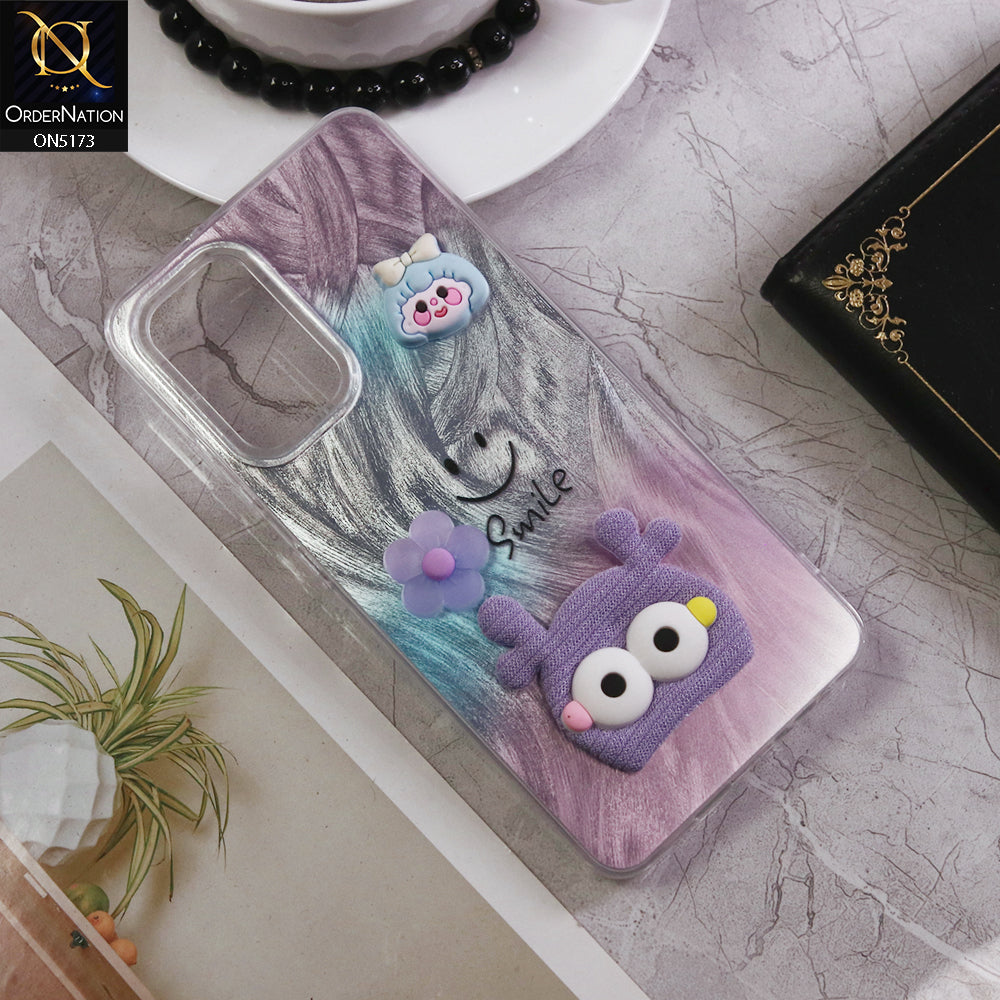 Samsung Galaxy A32 Cover - Design7 - Fancy 3D Cartoon Shiny Soft Case