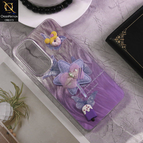Samsung Galaxy A55 Cover - Design1 - Fancy 3D Cartoon Shiny Soft Case