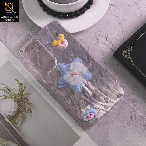 Samsung Galaxy A55 Cover - Design3 - Fancy 3D Cartoon Shiny Soft Case