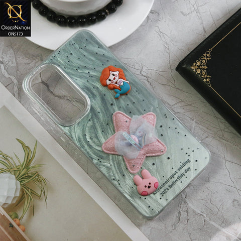 Samsung Galaxy A55 Cover - Design4 - Fancy 3D Cartoon Shiny Soft Case