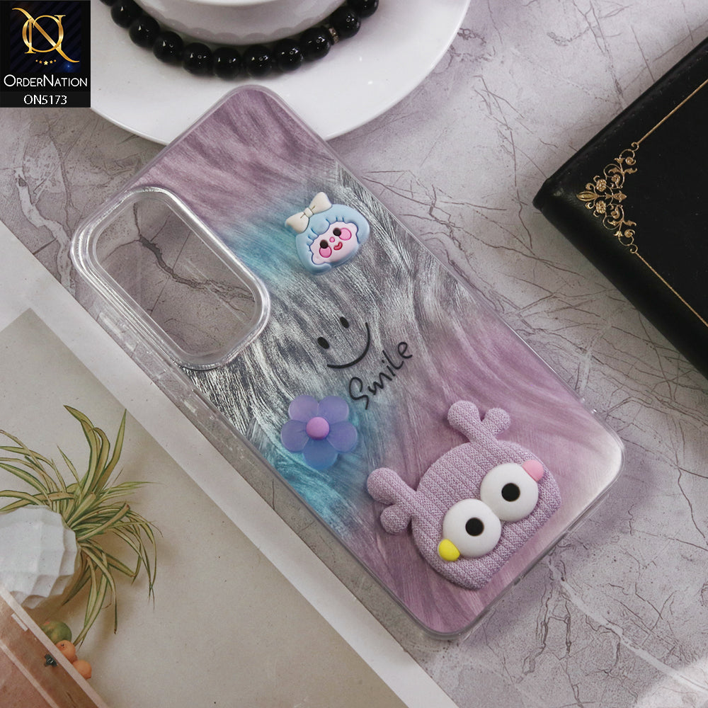 Samsung Galaxy A55 Cover - Design7 - Fancy 3D Cartoon Shiny Soft Case
