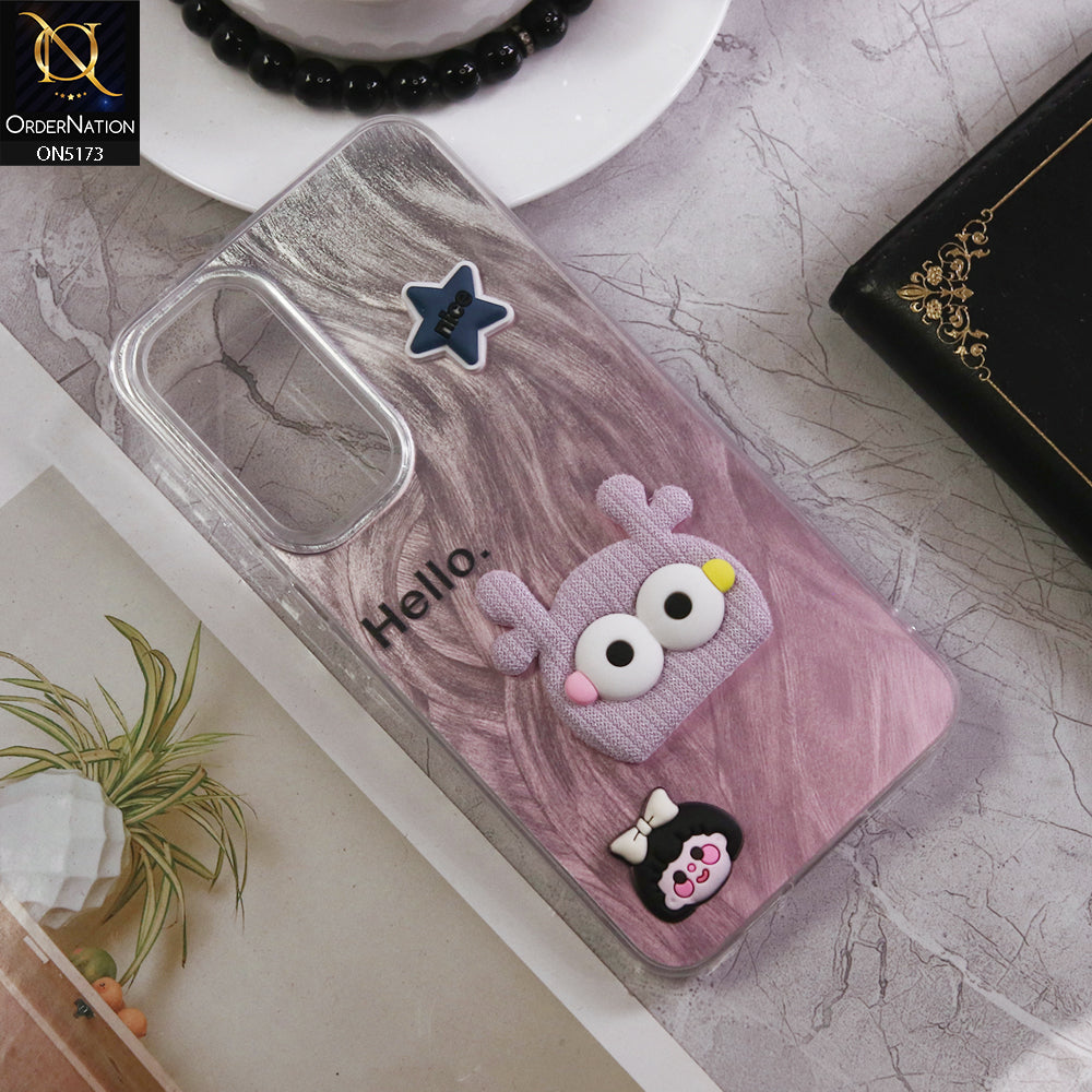Samsung Galaxy A05s Cover - Design9 - Fancy 3D Cartoon Shiny Soft Case