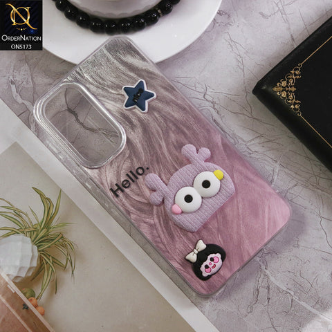 Samsung Galaxy A05s Cover - Design9 - Fancy 3D Cartoon Shiny Soft Case
