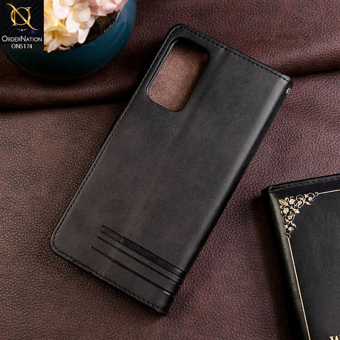Samsung Galaxy A15 4G Cover - Black -  Premium Magnetic Leather Wallet Flip book Card Slots Soft Case