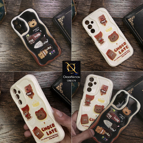 Samsung Galaxy A14 Cover - Design 1 - Cute 3D Cartoon Soft Silicon Helix Soft Borders Camera Protection Case