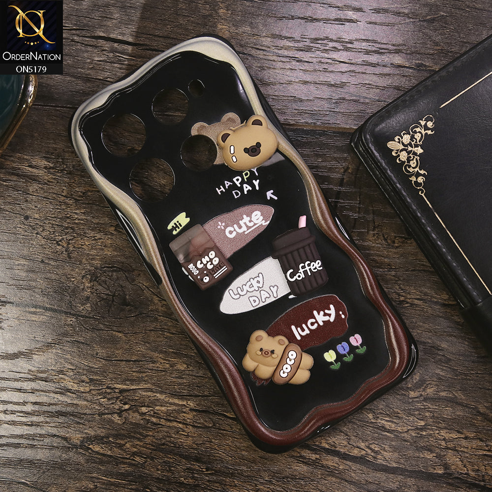 Infinix Note 40 Pro Plus Cover - Design 1 - Cute 3D Cartoon Soft Silicon Helix Soft Borders Camera Protection Case