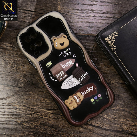 Oppo A54 4G Cover - Design 1 - Cute 3D Cartoon Soft Silicon Helix Soft Borders Camera Protection Case
