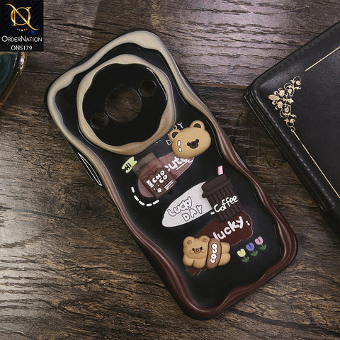 Xiaomi Redmi A3 Cover - Design 1 - Cute 3D Cartoon Soft Silicon Helix Soft Borders Camera Protection Case