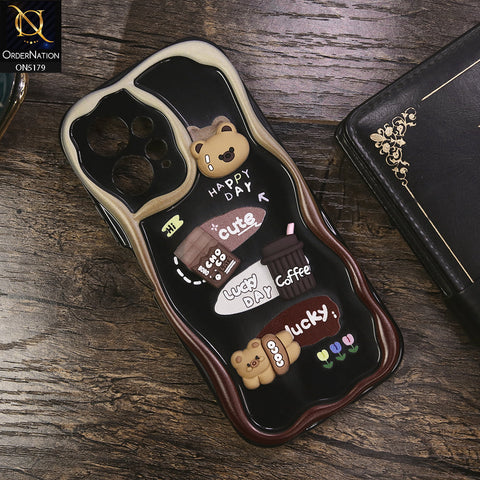 Xiaomi Redmi Note 12 4G Cover - Design 1 - Cute 3D Cartoon Soft Silicon Helix Soft Borders Camera Protection Case