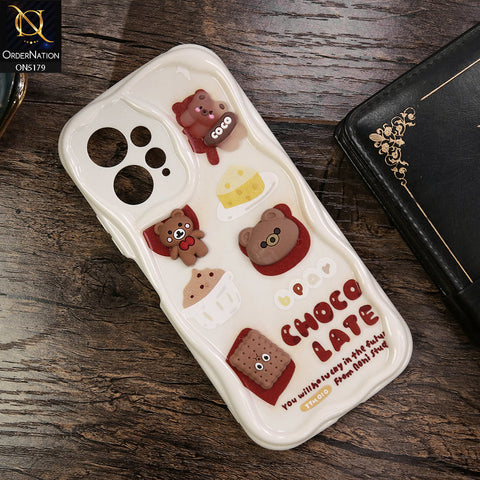 Xiaomi Redmi Note 12 4G Cover - Design 2 - Cute 3D Cartoon Soft Silicon Helix Soft Borders Camera Protection Case