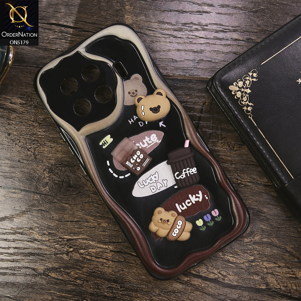 Tecno Spark 20 Pro Plus Cover - Design 1 - Cute 3D Cartoon Soft Silicon Helix Soft Borders Camera Protection Case