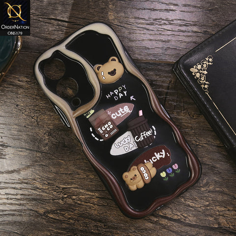 Vivo Y17s Cover - Design 1 - Cute 3D Cartoon Soft Silicon Helix Soft Borders Camera Protection Case