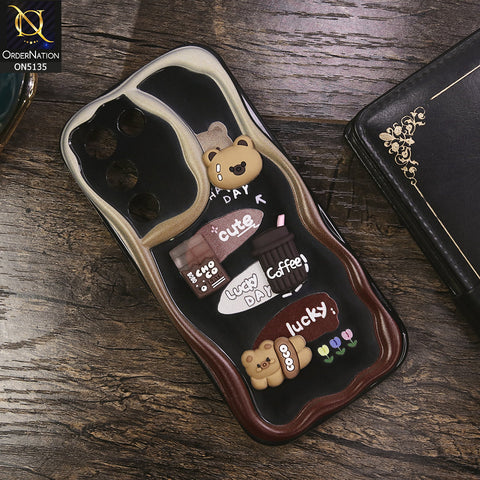 Vivo V30 Lite 4G Cover - Design 1 - Cute 3D Cartoon Soft Silicon Helix Soft Borders Camera Protection Case