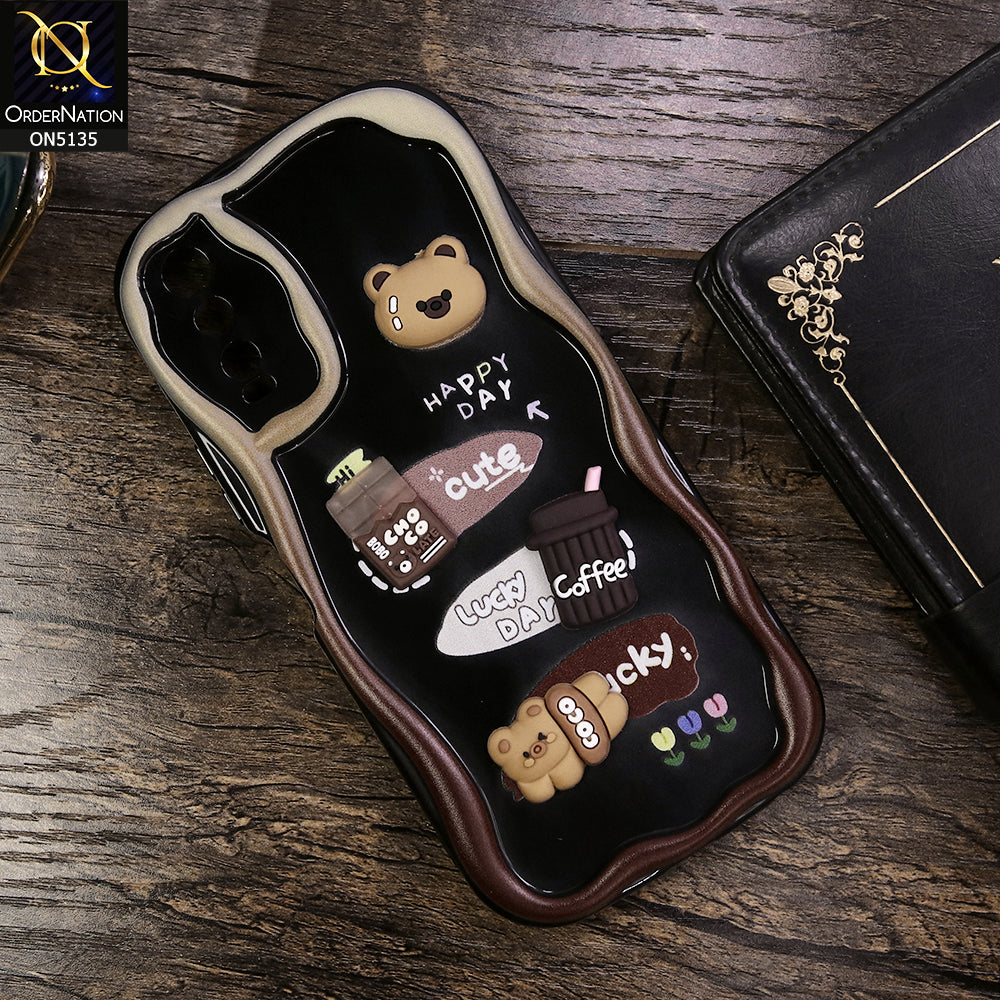 Vivo Y20 Cover - Design 1 - Cute 3D Cartoon Soft Silicon Helix Soft Borders Camera Protection Case
