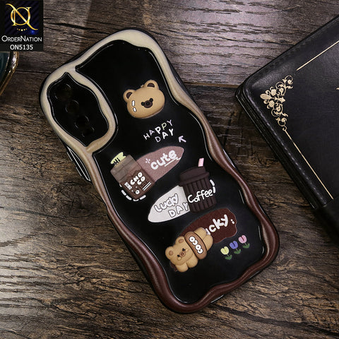 Vivo Y20 Cover - Design 1 - Cute 3D Cartoon Soft Silicon Helix Soft Borders Camera Protection Case