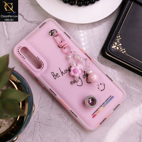 Samsung Galaxy A50s Cover - Pink - New Colorful Candy Colors Happiness Series Soft Protective Case
