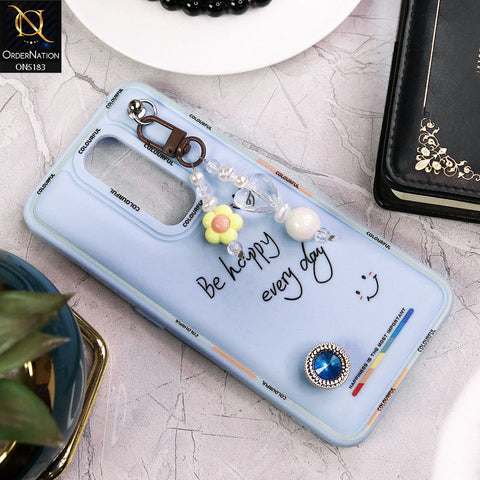 Oppo A9 2020 Cover - Blue - New Colorful Candy Colors Happiness Series Soft Protective Case