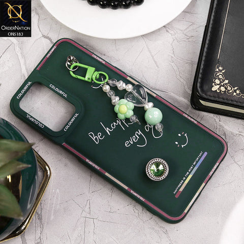 Oppo A16 Cover - Green - New Colorful Candy Colors Happiness Series Soft Protective Case