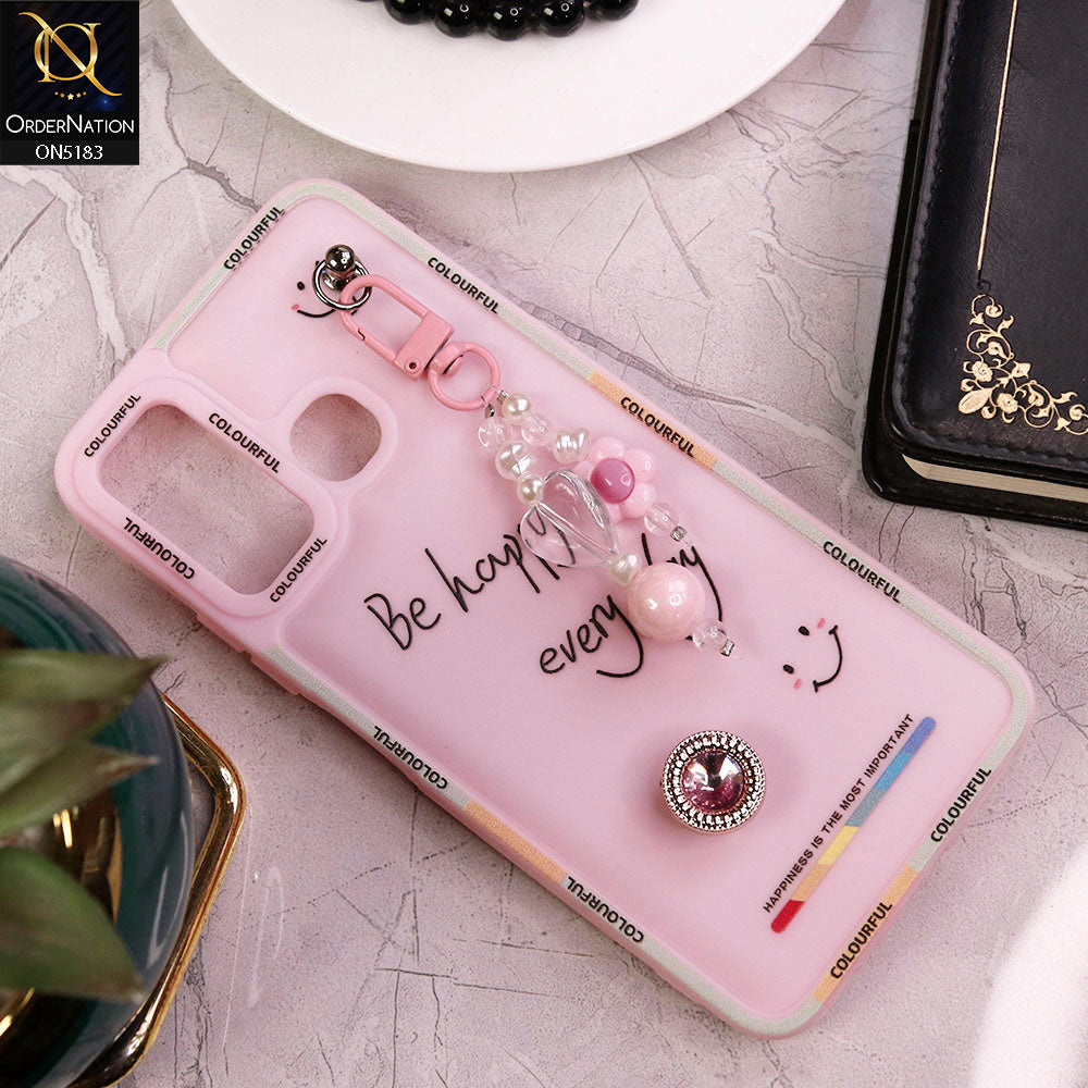 Tecno Spark 5 Pro Cover - Pink - New Colorful Candy Colors Happiness Series Soft Protective Case
