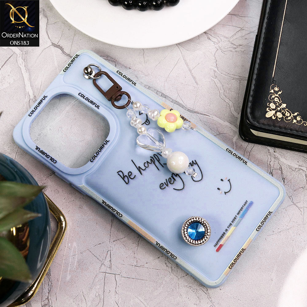 Tecno Camon 20 Pro Cover - Blue - New Colorful Candy Colors Happiness Series Soft Protective Case