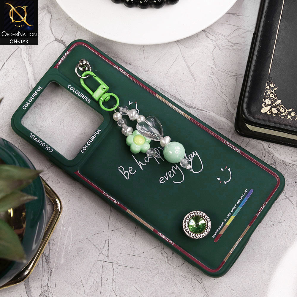 Infinix Hot 30 Cover - Green - New Colorful Candy Colors Happiness Series Soft Protective Case