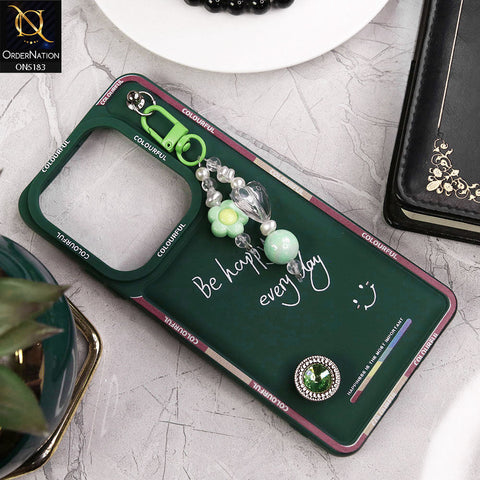 Infinix Hot 40 Pro Cover - Green - New Colorful Candy Colors Happiness Series Soft Protective Case