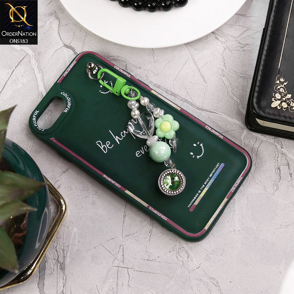 iPhone SE 2022 Cover - Green - New Colorful Candy Colors Happiness Series Soft Protective Case