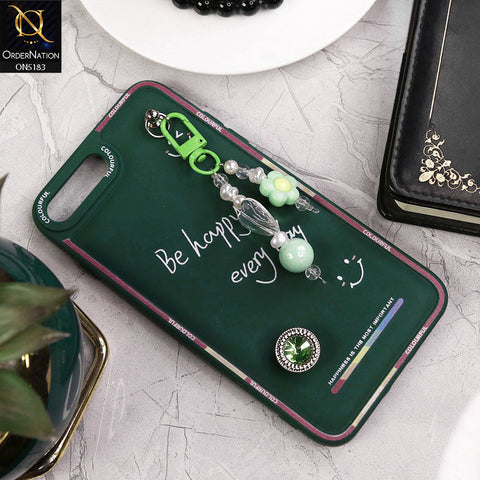 iPhone 8 Plus / 7 Plus Cover - Green - New Colorful Candy Colors Happiness Series Soft Protective Case