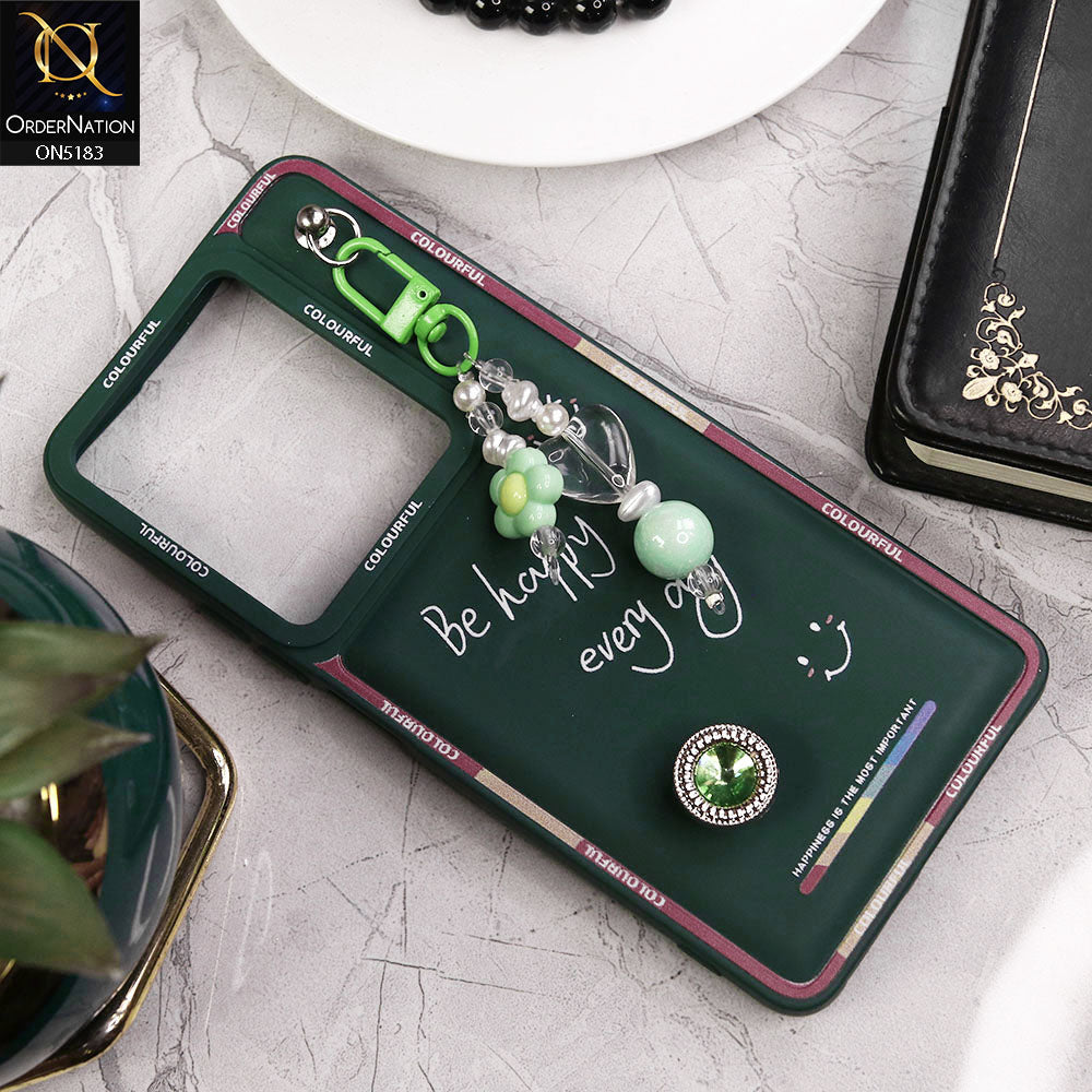 Infinix Note 30 Cover - Green - New Colorful Candy Colors Happiness Series Soft Protective Case