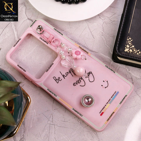 Infinix Note 30 Cover - Pink - New Colorful Candy Colors Happiness Series Soft Protective Case