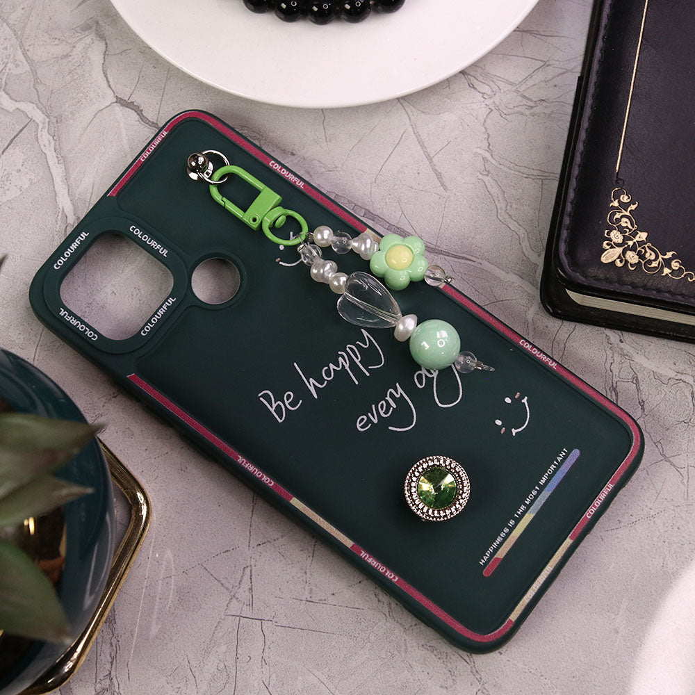 Oppo A35 Cover - Green - New Colorful Candy Colors Happiness Series Soft Protective Case
