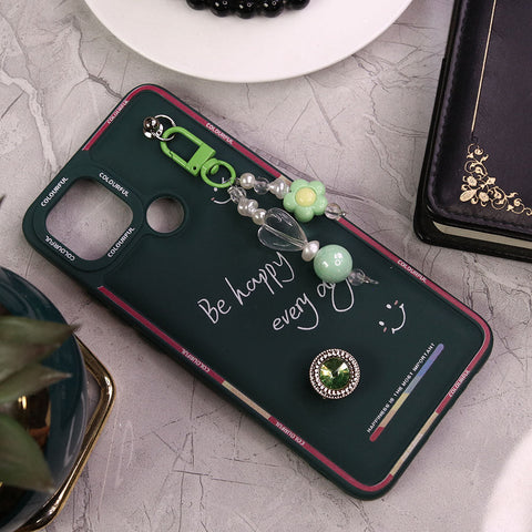 Oppo A35 Cover - Green - New Colorful Candy Colors Happiness Series Soft Protective Case
