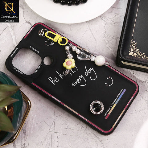 Xiaomi Redmi A2 Cover - Black - New Colorful Candy Colors Happiness Series Soft Protective Case