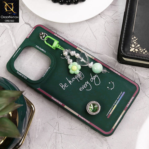 Xiaomi Redmi Note 13 Pro 4G Cover - Green - New Colorful Candy Colors Happiness Series Soft Protective Case