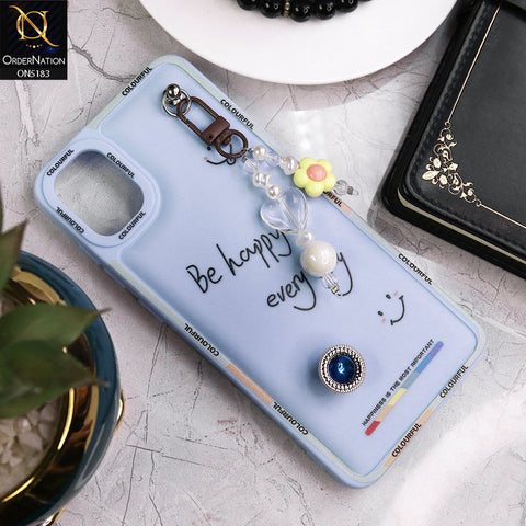 Samsung Galaxy A05 Cover - Blue - New Colorful Candy Colors Happiness Series Soft Protective Case