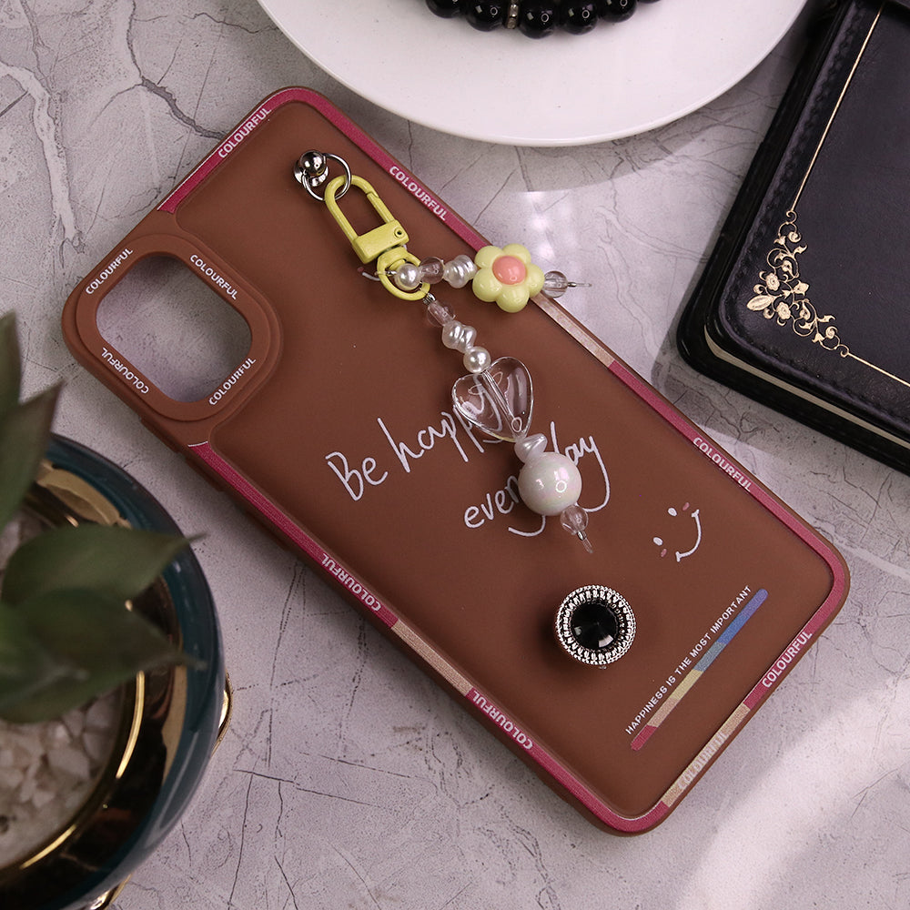 Samsung Galaxy A05 Cover - Brown - New Colorful Candy Colors Happiness Series Soft Protective Case