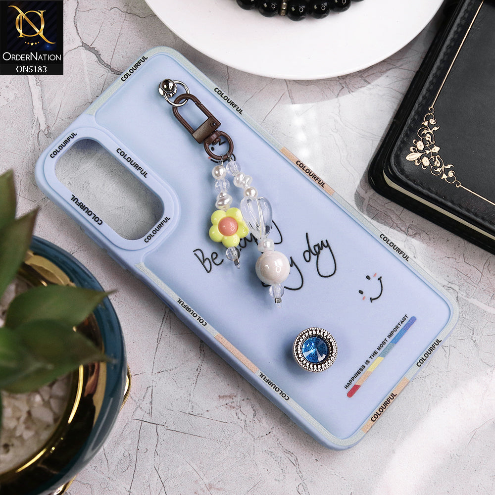Samsung Galaxy A05s Cover - Blue - New Colorful Candy Colors Happiness Series Soft Protective Case