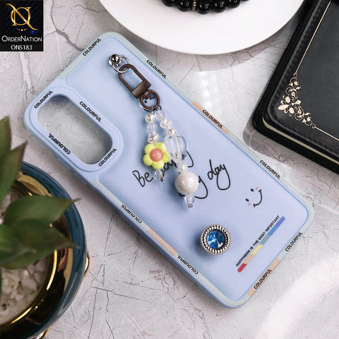 Samsung Galaxy A05s Cover - Blue - New Colorful Candy Colors Happiness Series Soft Protective Case