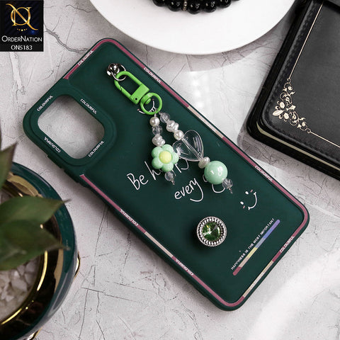 Samsung Galaxy A12 Cover - Green - New Colorful Candy Colors Happiness Series Soft Protective Case