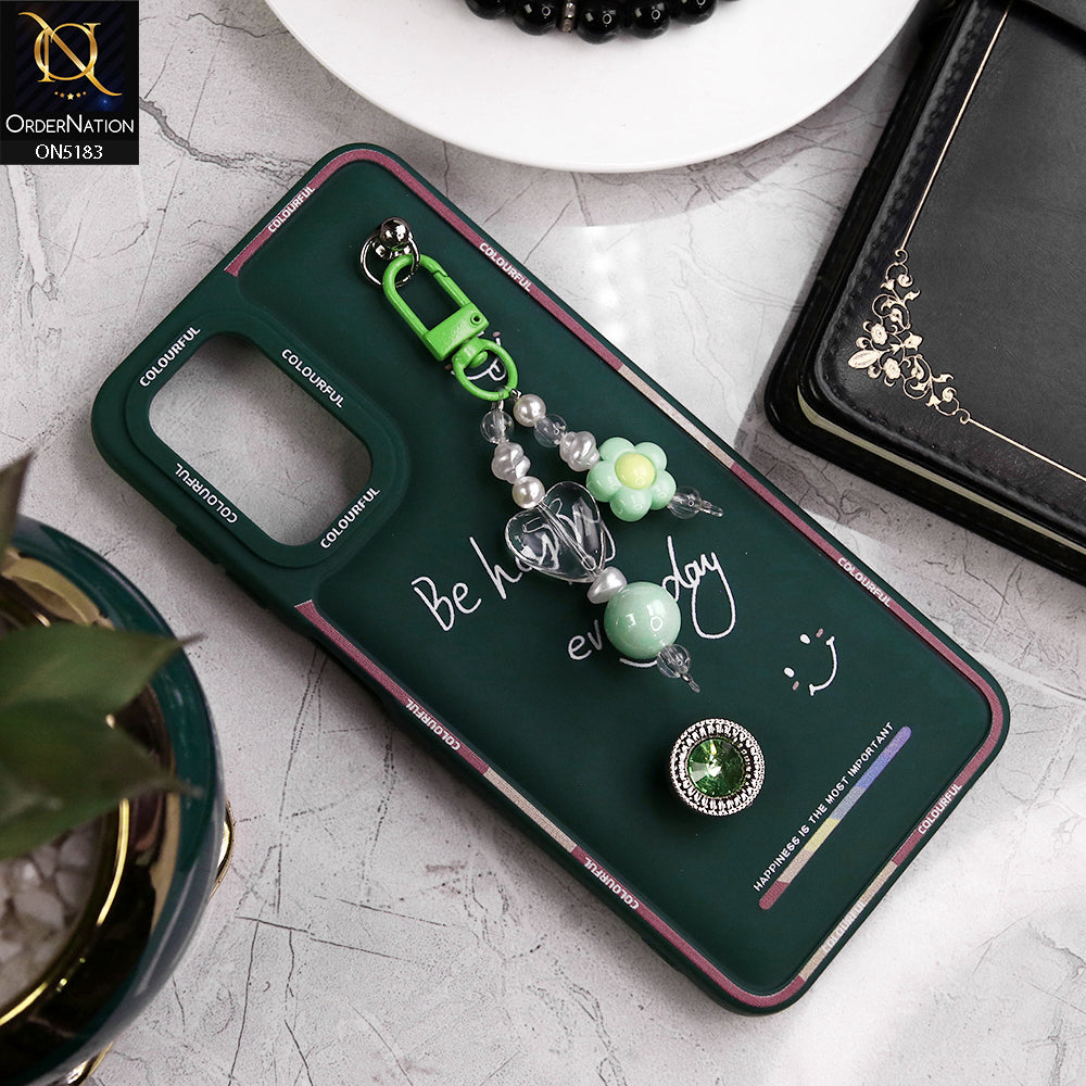 Samsung Galaxy A13 Cover - Green - New Colorful Candy Colors Happiness Series Soft Protective Case