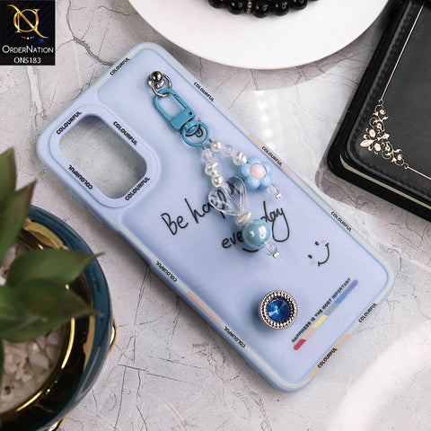 Samsung Galaxy A52 Cover - Blue - New Colorful Candy Colors Happiness Series Soft Protective Case