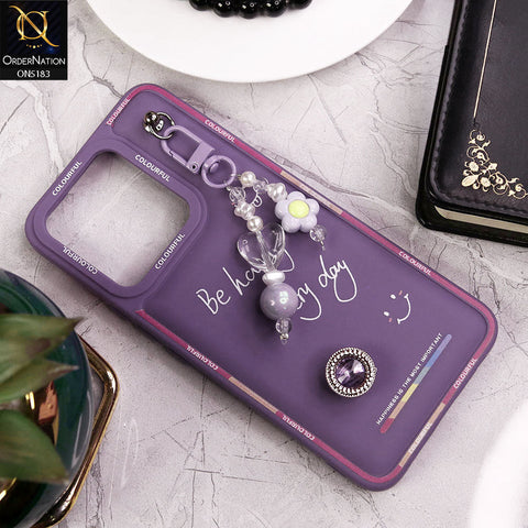 Tecno Spark Go 2022 Cover - Purple - New Colorful Candy Colors Happiness Series Soft Protective Case