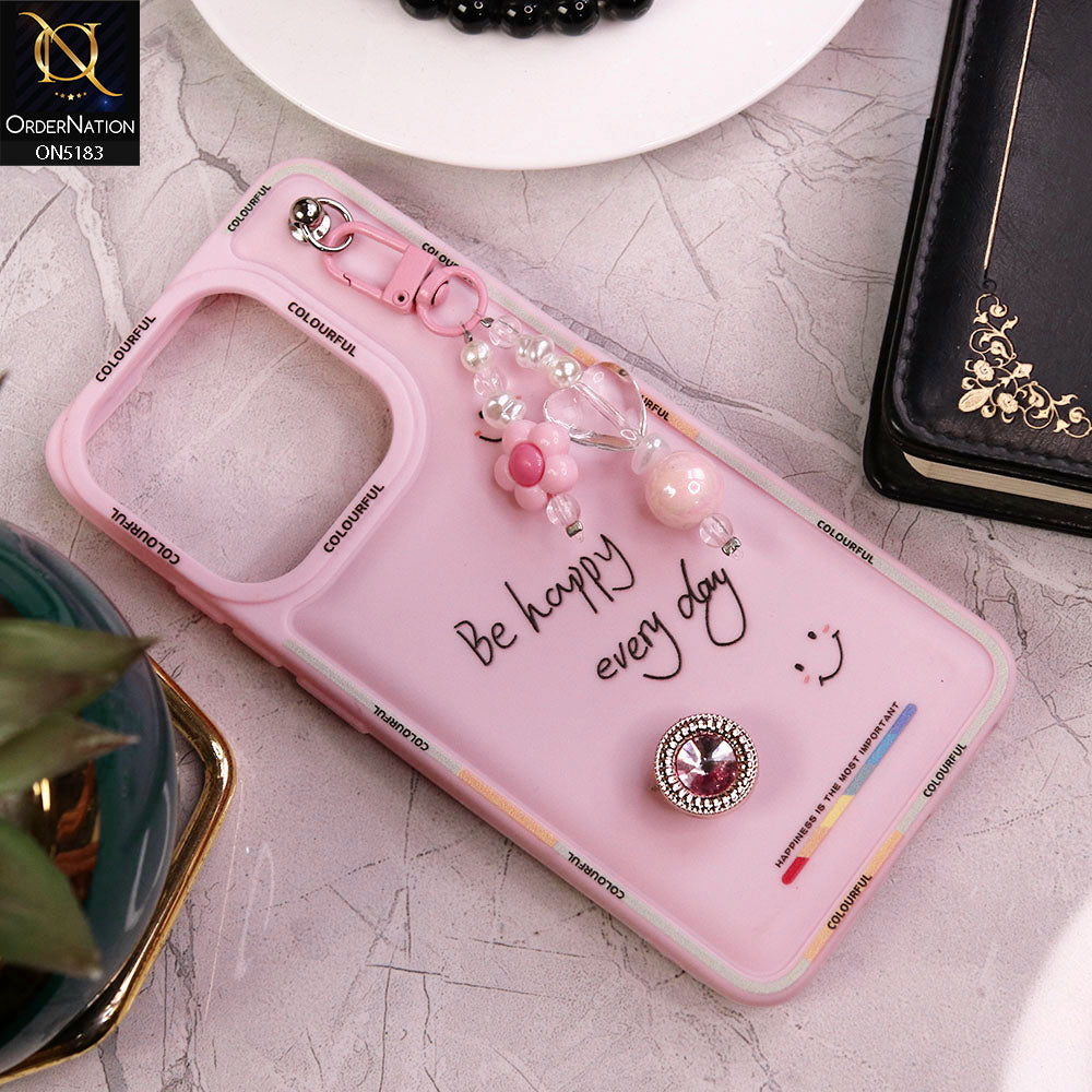 Tecno Pop 7 Cover - Pink - New Colorful Candy Colors Happiness Series Soft Protective Case