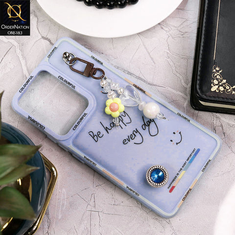 Vivo S16e Cover - Blue - New Colorful Candy Colors Happiness Series Soft Protective Case