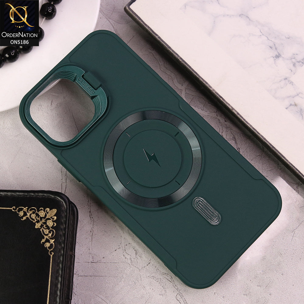 IPhone 11 Pro Cover - Dark Green - New Original MagSafe Magnetic Camera Kickstand Case