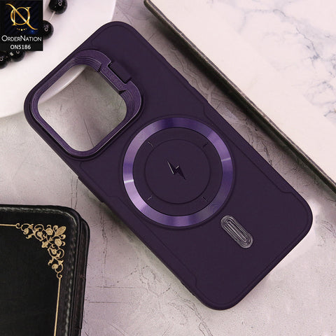 IPhone 13 Pro Cover - Purple - New Original MagSafe Magnetic Camera Kickstand Case